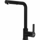 SMEG Grifo de cocina  MID1MN. Negro Sobre encimera